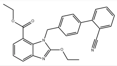 Ethyl - 2-etoxi-1-[[(2'-cyanobiphenyl-4-il) metil] benzimidazol] -7-carboxilat CAS núm .:139481-41-7